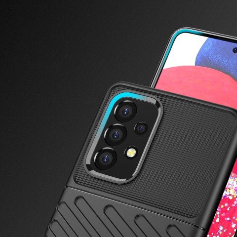 Thunder Case elastyczne pancerne etui pokrowiec Samsung Galaxy A53 5G czarny Thunder Case elastyczne pancerne etui pokrowiec Samsung Galaxy A53 5G czarny