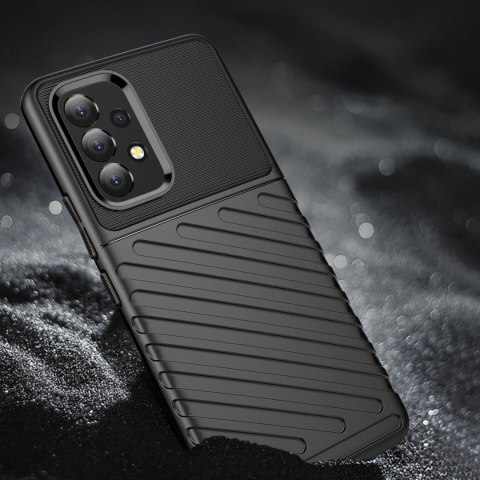 Thunder Case elastyczne pancerne etui pokrowiec Samsung Galaxy A53 5G czarny Thunder Case elastyczne pancerne etui pokrowiec Samsung Galaxy A53 5G czarny