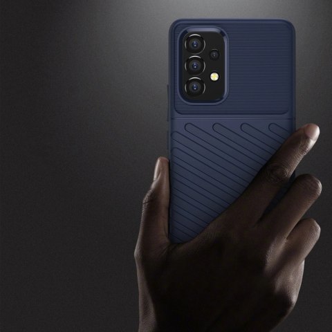 Thunder Case elastyczne pancerne etui pokrowiec Samsung Galaxy A53 5G niebieski Thunder Case elastyczne pancerne etui pokrowiec Samsung Galaxy A53 5G niebieski