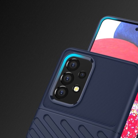 Thunder Case elastyczne pancerne etui pokrowiec Samsung Galaxy A53 5G niebieski Thunder Case elastyczne pancerne etui pokrowiec Samsung Galaxy A53 5G niebieski