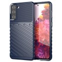 Thunder Case elastyczne pancerne etui pokrowiec Samsung Galaxy S22+ (S22 Plus) niebieski Thunder Case elastyczne pancerne etui pokrowiec Samsung Galaxy S22+ (S22 Plus) niebieski