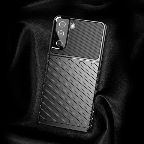 Thunder Case elastyczne pancerne etui pokrowiec Samsung Galaxy S22+ (S22 Plus) niebieski Thunder Case elastyczne pancerne etui pokrowiec Samsung Galaxy S22+ (S22 Plus) niebieski