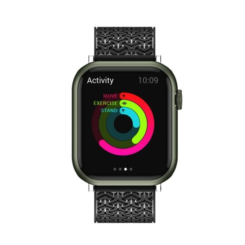 Watch Strap Y pasek do Apple Watch 7 / 6 / 5 / 4 / 3 / 2 / SE (45 / 44 / 42mm) opaska bransoleta do zegarka czarny Watch Strap Y pasek do Apple Watch 7 / 6 / 5 / 4 / 3 / 2 / SE (45 / 44 / 42mm) opaska bransoleta do zegarka czarny