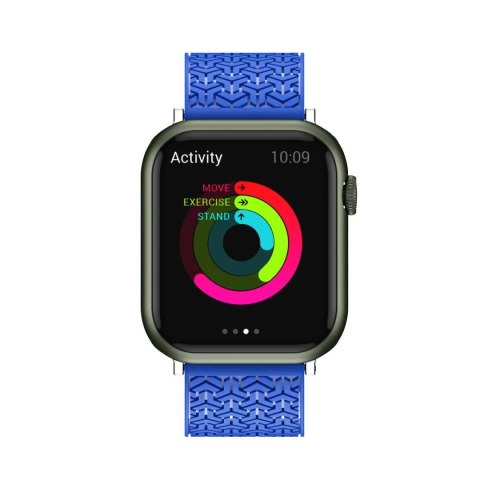 Watch Strap Y pasek do Apple Watch 7 / 6 / 5 / 4 / 3 / 2 / SE (45 / 44 / 42mm) opaska bransoleta do zegarka niebieski Watch Strap Y pasek do Apple Watch 7 / 6 / 5 / 4 / 3 / 2 / SE (45 / 44 / 42mm) opaska bransoleta do zegarka niebieski