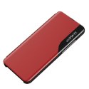 Eco Leather View Case elegancki futerał etui z klapką i funkcją podstawki Samsung Galaxy A73 czerwony