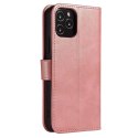Etui Magnet Case z klapką do Xiaomi Redmi Note 11 Pro+ 5G (China) / 11 Pro 5G (China) / Mi11i HyperCharge / Poco X4 NFC 5G - róż