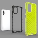 Honeycomb etui pancerny pokrowiec z żelową ramką Samsung Galaxy A03s (166,5) czarny
