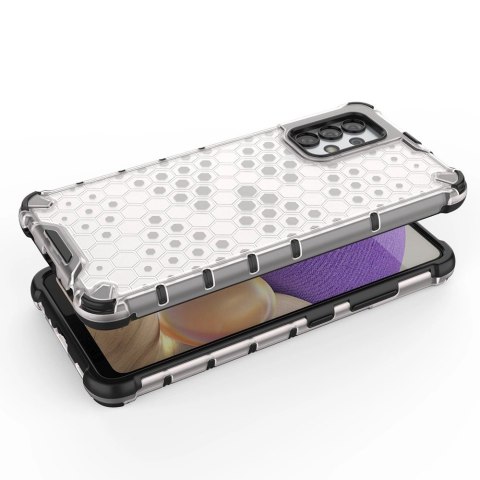 Honeycomb etui pancerny pokrowiec z żelową ramką Samsung Galaxy A03s (166,5) niebieski Honeycomb etui pancerny pokrowiec z żelową ramką Samsung Galaxy A03s (166,5) niebieski