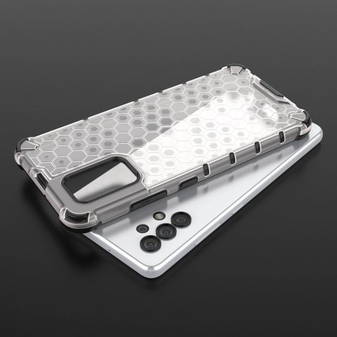 Honeycomb etui pancerny pokrowiec z żelową ramką Samsung Galaxy A03s (166,5) niebieski Honeycomb etui pancerny pokrowiec z żelową ramką Samsung Galaxy A03s (166,5) niebieski