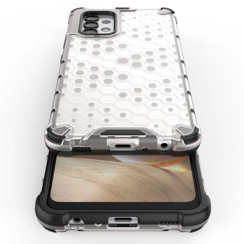 Honeycomb etui pancerny pokrowiec z żelową ramką Samsung Galaxy A03s (166,5) niebieski Honeycomb etui pancerny pokrowiec z żelową ramką Samsung Galaxy A03s (166,5) niebieski