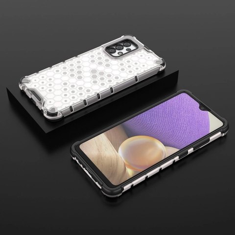 Honeycomb etui pancerny pokrowiec z żelową ramką Samsung Galaxy A13 5G przezroczysty Honeycomb etui pancerny pokrowiec z żelową ramką Samsung Galaxy A13 5G przezroczysty