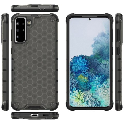Honeycomb etui pancerny pokrowiec z żelową ramką Samsung Galaxy S22+ (S22 Plus) czarny Honeycomb etui pancerny pokrowiec z żelową ramką Samsung Galaxy S22+ (S22 Plus) czarny
