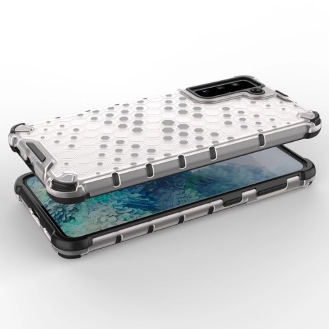 Honeycomb etui pancerny pokrowiec z żelową ramką Samsung Galaxy S22+ (S22 Plus) niebieski Honeycomb etui pancerny pokrowiec z żelową ramką Samsung Galaxy S22+ (S22 Plus) niebieski