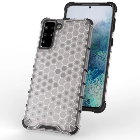 Honeycomb etui pancerny pokrowiec z żelową ramką Samsung Galaxy S22+ (S22 Plus) niebieski Honeycomb etui pancerny pokrowiec z żelową ramką Samsung Galaxy S22+ (S22 Plus) niebieski