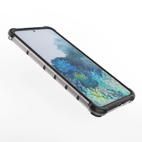 Honeycomb etui pancerny pokrowiec z żelową ramką Samsung Galaxy S22+ (S22 Plus) niebieski Honeycomb etui pancerny pokrowiec z żelową ramką Samsung Galaxy S22+ (S22 Plus) niebieski