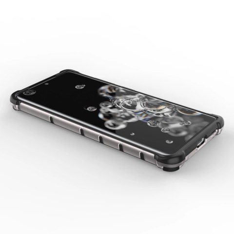 Honeycomb etui pancerny pokrowiec z żelową ramką Samsung Galaxy S22 Ultra niebieski Honeycomb etui pancerny pokrowiec z żelową ramką Samsung Galaxy S22 Ultra niebieski