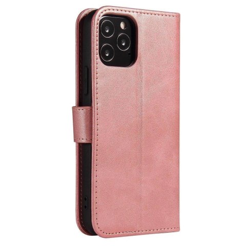 Magnet Case elegancki futerał etui pokrowiec z klapką i funkcją podstawki Poco M4 Pro 5G różowy Magnet Case elegancki futerał etui pokrowiec z klapką i funkcją podstawki Poco M4 Pro 5G różowy