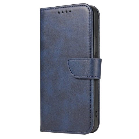 Magnet Case elegancki futerał etui pokrowiec z klapką i funkcją podstawki Samsung Galaxy A73 niebieski Magnet Case elegancki futerał etui pokrowiec z klapką i funkcją podstawki Samsung Galaxy A73 niebieski