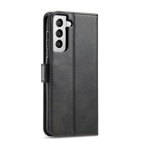 Magnet Case elegancki futerał etui pokrowiec z klapką i funkcją podstawki Samsung Galaxy S22+ (S22 Plus) czarny Magnet Case elegancki futerał etui pokrowiec z klapką i funkcją podstawki Samsung Galaxy S22+ (S22 Plus) czarny