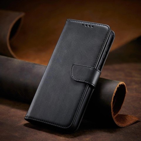 Magnet Case elegancki futerał etui pokrowiec z klapką i funkcją podstawki Samsung Galaxy S22+ (S22 Plus) czarny Magnet Case elegancki futerał etui pokrowiec z klapką i funkcją podstawki Samsung Galaxy S22+ (S22 Plus) czarny