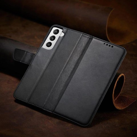 Magnet Case elegancki futerał etui pokrowiec z klapką i funkcją podstawki Samsung Galaxy S22+ (S22 Plus) czarny Magnet Case elegancki futerał etui pokrowiec z klapką i funkcją podstawki Samsung Galaxy S22+ (S22 Plus) czarny
