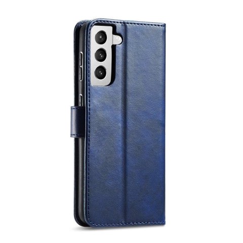 Magnet Case elegancki futerał etui pokrowiec z klapką i funkcją podstawki Samsung Galaxy S22+ (S22 Plus) niebieski Magnet Case elegancki futerał etui pokrowiec z klapką i funkcją podstawki Samsung Galaxy S22+ (S22 Plus) niebieski