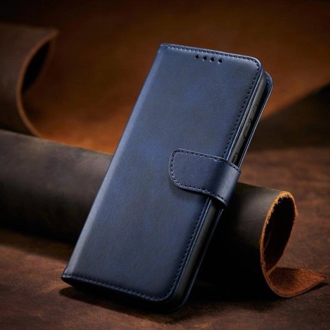 Magnet Case elegancki futerał etui pokrowiec z klapką i funkcją podstawki Samsung Galaxy S22+ (S22 Plus) niebieski Magnet Case elegancki futerał etui pokrowiec z klapką i funkcją podstawki Samsung Galaxy S22+ (S22 Plus) niebieski