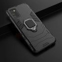 Ring Armor pancerne hybrydowe etui pokrowiec + magnetyczny uchwyt Samsung Galaxy A03s (166,5) czarny Ring Armor pancerne hybrydowe etui pokrowiec + magnetyczny uchwyt Samsung Galaxy A03s (166,5) czarny