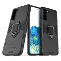Ring Armor pancerne hybrydowe etui pokrowiec + magnetyczny uchwyt Samsung Galaxy S22+ (S22 Plus) czarny