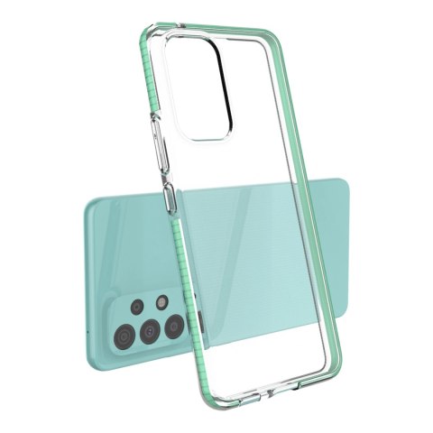 Spring Case pokrowiec żelowe etui z kolorową ramką do Samsung Galaxy A73 ciemnoniebieski Spring Case pokrowiec żelowe etui z kolorową ramką do Samsung Galaxy A73 ciemnoniebieski