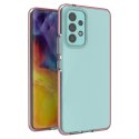 Spring Case pokrowiec żelowe etui z kolorową ramką do Samsung Galaxy A73 jasnoróżowy Spring Case pokrowiec żelowe etui z kolorową ramką do Samsung Galaxy A73 jasnoróżowy