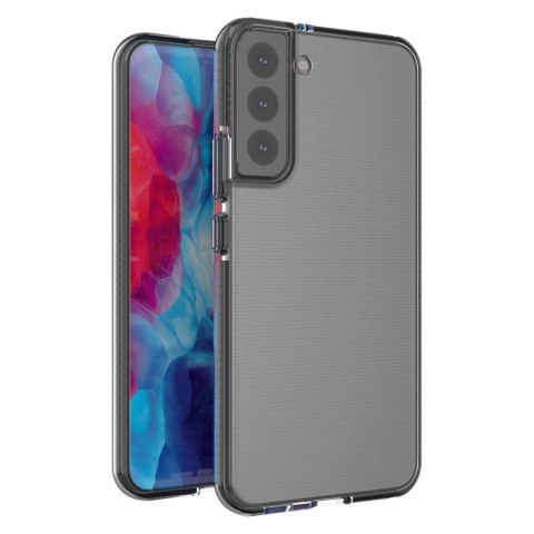 Spring Case pokrowiec żelowe etui z kolorową ramką do Samsung Galaxy S22+ (S22 Plus) czarny Spring Case pokrowiec żelowe etui z kolorową ramką do Samsung Galaxy S22+ (S22 Plus) czarny