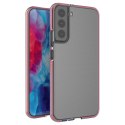 Spring Case pokrowiec żelowe etui z kolorową ramką do Samsung Galaxy S22+ (S22 Plus) jasnoróżowy Spring Case pokrowiec żelowe etui z kolorową ramką do Samsung Galaxy S22+ (S22 Plus) jasnoróżowy
