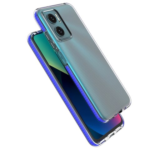 Spring Case pokrowiec żelowe etui z kolorową ramką do Xiaomi Redmi 10 jasnoróżowy Spring Case pokrowiec żelowe etui z kolorową ramką do Xiaomi Redmi 10 jasnoróżowy