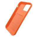 Card Case silikonowe etui portfel z kieszonką na kartę dokumenty do Samsung Galaxy A73 biały