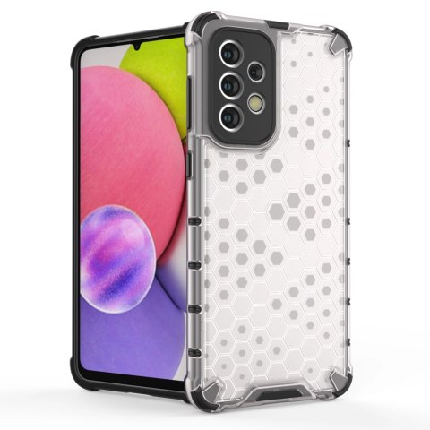 Honeycomb etui pancerny pokrowiec z żelową ramką Samsung Galaxy A33 5G czarny Honeycomb etui pancerny pokrowiec z żelową ramką Samsung Galaxy A33 5G czarny