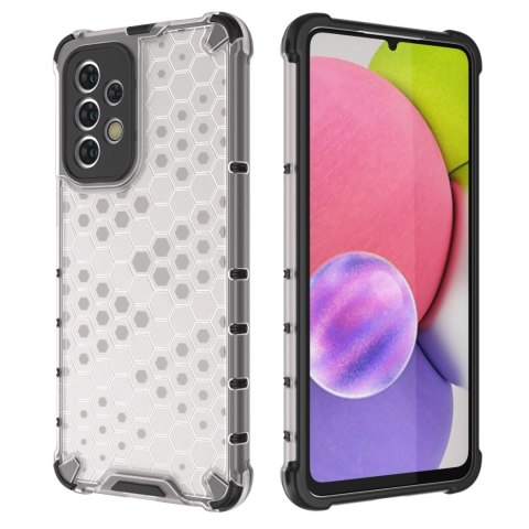 Honeycomb etui pancerny pokrowiec z żelową ramką Samsung Galaxy A33 5G czarny Honeycomb etui pancerny pokrowiec z żelową ramką Samsung Galaxy A33 5G czarny