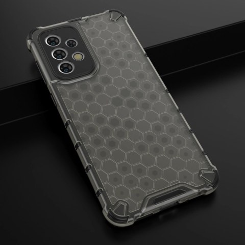 Honeycomb etui pancerny pokrowiec z żelową ramką Samsung Galaxy A33 5G czarny Honeycomb etui pancerny pokrowiec z żelową ramką Samsung Galaxy A33 5G czarny