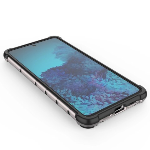 Honeycomb etui pancerny pokrowiec z żelową ramką Samsung Galaxy A73 czarny Honeycomb etui pancerny pokrowiec z żelową ramką Samsung Galaxy A73 czarny