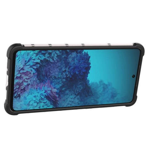Honeycomb etui pancerny pokrowiec z żelową ramką Samsung Galaxy A73 czarny Honeycomb etui pancerny pokrowiec z żelową ramką Samsung Galaxy A73 czarny