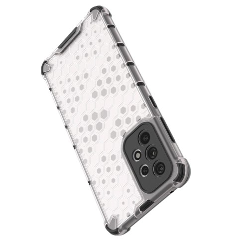 Honeycomb etui pancerny pokrowiec z żelową ramką Samsung Galaxy A73 czarny Honeycomb etui pancerny pokrowiec z żelową ramką Samsung Galaxy A73 czarny