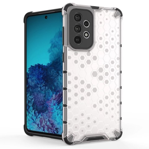 Honeycomb etui pancerny pokrowiec z żelową ramką Samsung Galaxy A73 niebieski Honeycomb etui pancerny pokrowiec z żelową ramką Samsung Galaxy A73 niebieski