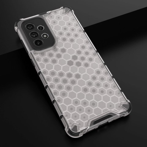 Honeycomb etui pancerny pokrowiec z żelową ramką Samsung Galaxy A73 niebieski Honeycomb etui pancerny pokrowiec z żelową ramką Samsung Galaxy A73 niebieski