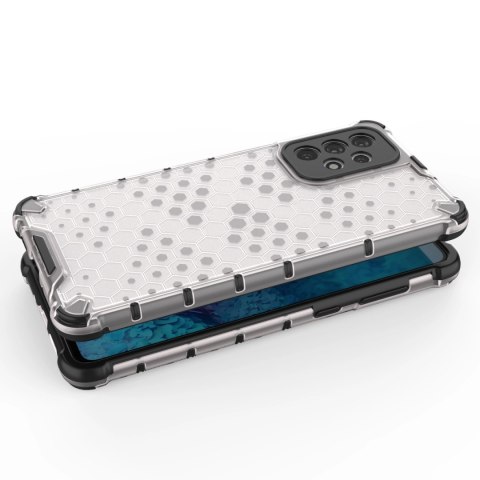 Honeycomb etui pancerny pokrowiec z żelową ramką Samsung Galaxy A73 przezroczysty Honeycomb etui pancerny pokrowiec z żelową ramką Samsung Galaxy A73 przezroczysty