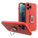 Ring Case silikonowe etui z uchwytem na palec i podstawką do Xiaomi Redmi Note 11 Pro czerwony Ring Case silikonowe etui z uchwytem na palec i podstawką do Xiaomi Redmi Note 11 Pro czerwony