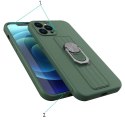 Ring Case silikonowe etui z uchwytem na palec i podstawką do Xiaomi Redmi Note 11 Pro czerwony Ring Case silikonowe etui z uchwytem na palec i podstawką do Xiaomi Redmi Note 11 Pro czerwony