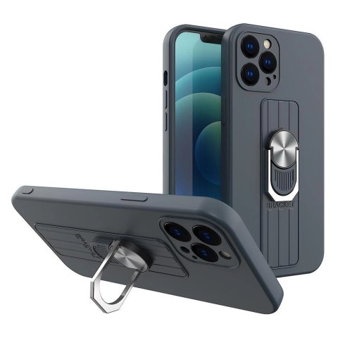 Ring Case silikonowe etui z uchwytem na palec i podstawką do Xiaomi Redmi Note 11 Pro niebieski Ring Case silikonowe etui z uchwytem na palec i podstawką do Xiaomi Redmi Note 11 Pro niebieski