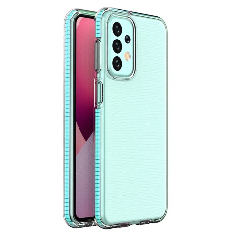 Spring Case etui Samsung Galaxy A23 silikonowy pokrowiec z ramką jasnoniebieskie Spring Case etui Samsung Galaxy A23 silikonowy pokrowiec z ramką jasnoniebieskie