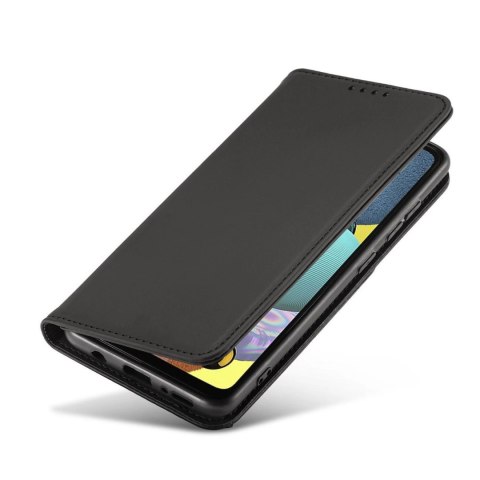 Magnet Card Case etui do Samsung Galaxy A13 5G pokrowiec portfel na karty kartę podstawka czarny Magnet Card Case etui do Samsung Galaxy A13 5G pokrowiec portfel na karty kartę podstawka czarny