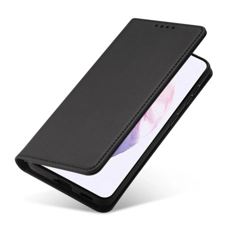 Magnet Card Case etui do Samsung Galaxy S22+ (S22 Plus) pokrowiec portfel na karty kartę podstawka czarny Magnet Card Case etui do Samsung Galaxy S22+ (S22 Plus) pokrowiec portfel na karty kartę podstawka czarny